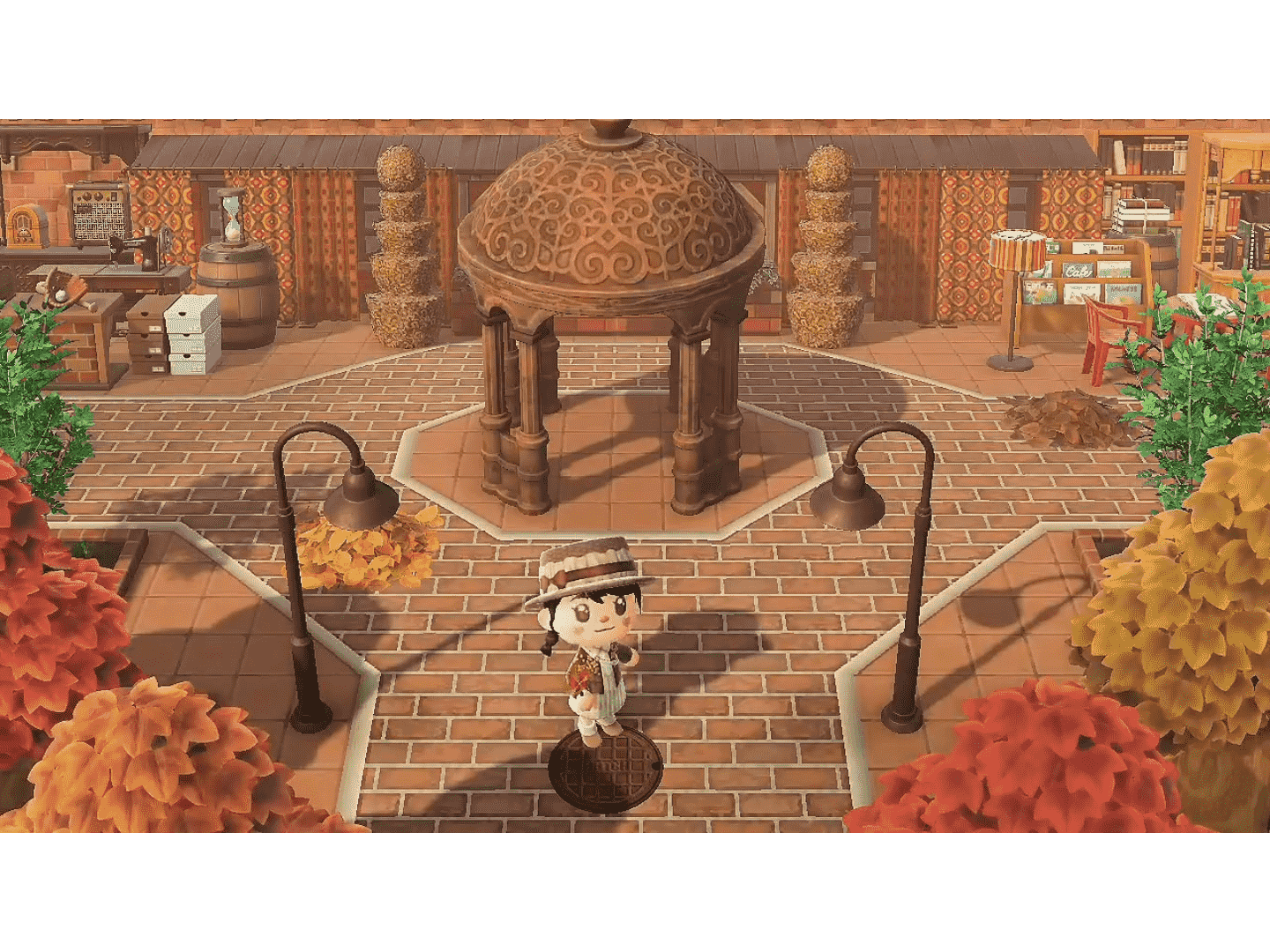 NO.38欧式浪漫的秋季欧式城镇风岛屿